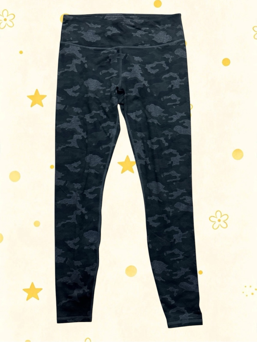 Fabletics PowerHold Dark Camo Leggings XS
